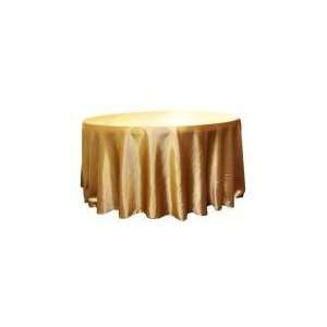 Wholesale wedding Satin 120 Round Tablecloth   Gold (Antique)  