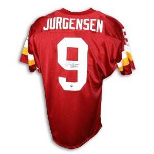   Jurgensen Washington Redskins Red Throwback Jersey Inscribed HOF 83