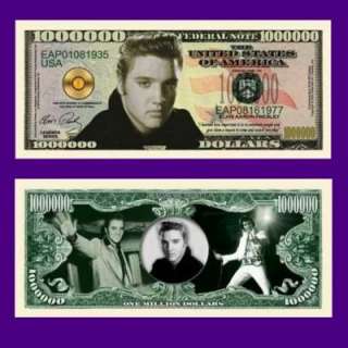 99) Elvis Presley Million Dollar Novelty Bill  