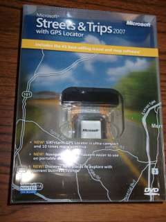 MICROSOFT STREETS & TRIPS 2007 + GPS LOCATOR  
