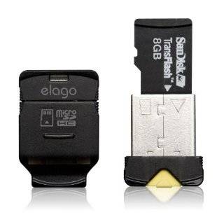   Mobile Nano II USB 2.0 microSDHC Flash Memory Card Reader (Black