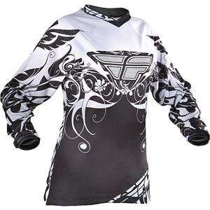   Fly Racing Womens Kinetic Jersey   2009   2X Large/Black Automotive
