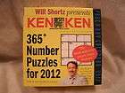 2012   Page A Day of Ken Ken 365 Number Puzzles Desktop Calendar