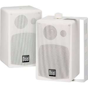   Inch Indoor/Outdoor Satellite Speakers, White (Pair) Electronics