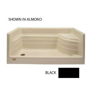    Jacuzzi 48L x 34W Black Shower Floor EK21917