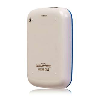 5000mAh Portable External Battery for LG Octane HTC Evo 4G White 