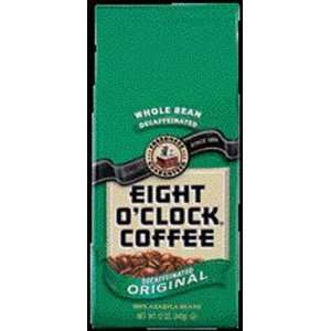 EIGHT OCLOCK 100% Arabica Coffee DECAFFEINATED Whole Bean Medium 