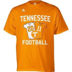   Adidas 2011 Jersey Schedule Orange T shirt