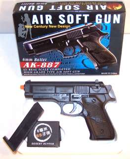   AIRSOFT PISTOL 6IN air soft gun NEW ty180 colt toy pistols hand guns