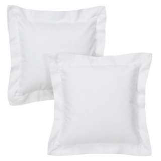 White Denim Pillow   Pair.Opens in a new window