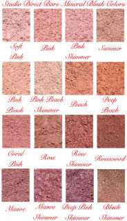 ONE BARE MINERAL FACE MAKEUP BLUSH COSMETIC SAMPLE SIZE NEW YOU CHOOSE 
