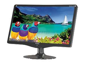    LED Black 22 5ms LED Backlight Widescreen LCD Monitor W/ Speakers