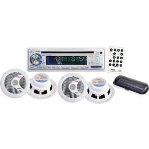 Complete Marine Water Proof 4 Speaker CD/USB//Combo Player with 