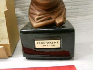 JOHN WAYNE AMERICAN WHISKEY DECANTER Mike Kentucky old RARE FIND 