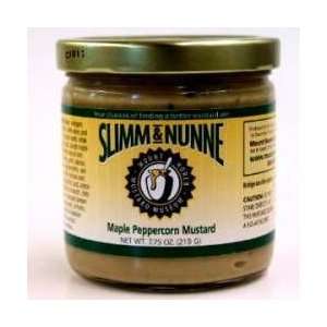 Slimm & Nunne Maple Peppercorn Mustard Grocery & Gourmet Food