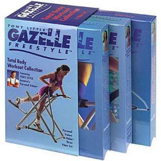 Gazelle Total Body Workout 3 Pack VHS.Opens in a new window