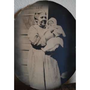 Antique Farm Grammy & Baby Portrait
