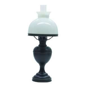   Table Lamp, Oil Rubbed Bronze with Opal Glass Shade