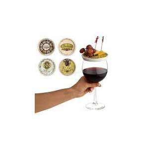  Touch of Toulouse Appetizer Wine Plates