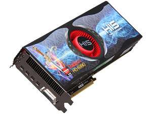    Open Box HIS H699F4G4M Radeon HD 6990 4GB 256 bit GDDR5 