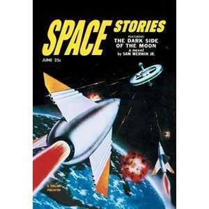  Vintage Art Space Stories Assault on Space Lab   01956 5 