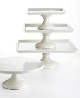Martha Stewart Collection Whiteware Cake Stands   CUSTOMERS TOP RATED 
