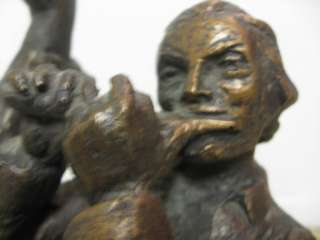   Bronzed Plaster Austin US Revolutionary War Soldiers Sculpture Statue
