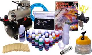 G44 MASTER Dual Action AIRBRUSH w/COMPRESSOR KIT Auto  