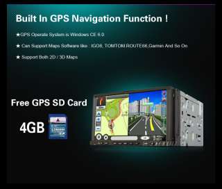 HD DOUBLE 2 DIN CAR DVD GPS PLAYER Reversing Camera  
