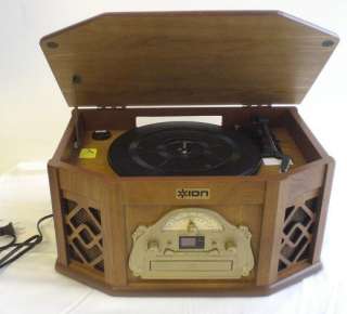   in 1 retro wood music player CD radio tapes records Cassette  