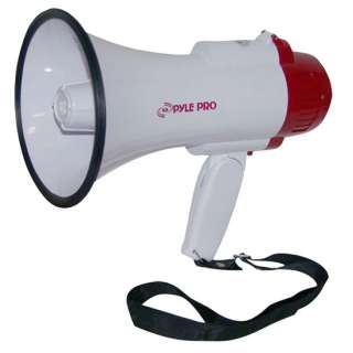 Pyle P5R Megaphone With Siren and Voice Recorder NEW  