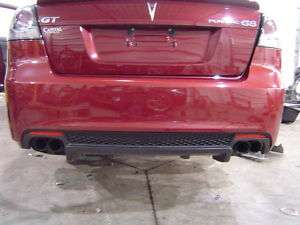 08 09 Pontiac G8 GT GXP OEM Sport Red Rear Bumper  