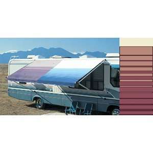 RV Vinyl Awning Fabric Motorhome Trailer Canopy Replacement, Bordeaux 