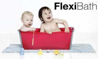 NEW FlexiBath PINK Flexi Travel Folding Baby Bath Tub  