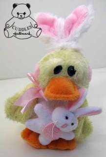Waddlehopper Easter Bunny Duck Ganz Plush Toy Stuffed Animal Rabbit 