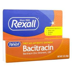  Rexall Bacitracin Antibiotic Ointment, 1 oz Health 