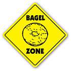 BAGEL ZONE Sign hot fresh bagels coffee shop bread hot donut doughnut 