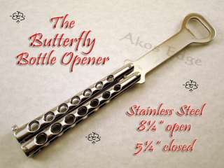 Butterfly Training Knife   Bottle Opener   Very Cool   