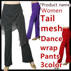 Latin Salsa Ballroom Jive Dance Wrap Pants/SM sl686/3C  
