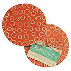 Bamboo Inlay Coasters   Orange   Fair Trade Winds