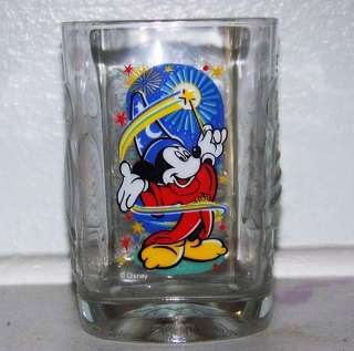 Disney World McDonalds Mickey Mouse Sorcerers Apprentice Glass FREE 