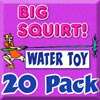 20 pack Original BIG SQUIRT Water Toy WLSLE LOT  