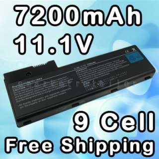 Battery Toshiba Satellite P100 P105 PA3479U 7200mAh  