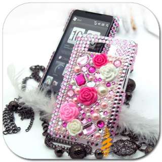 BLING Crystal Soft Case Cover T mobile HTC HD 2 HD2  