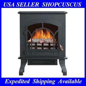   America Bristol Electric Fireplace Black steel cabinet ES4011  