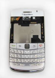 White OEM Original BlackBerry Bold 9700 Smartphone full housing Case 
