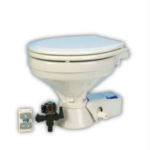   QUIET FLUSH ELECTRIC TOILET FRESHWATER Hygienic MARINE Boating Saill