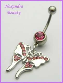 Butterfly Navel Belly Ring Body Piercing Jewelry BR5012  