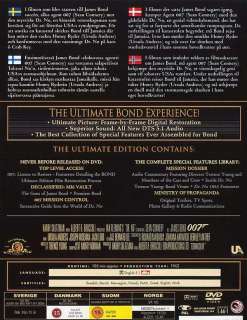 James Bond 007 Dr No ULTIMATE EDITION 2 disc DVD Set R2  