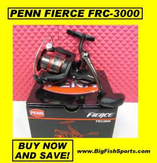 PENN FIERCE FRC3000 Fishing Spinning Reel FREE SHIP  